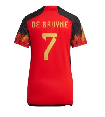 Belgien Kevin De Bruyne #7 Hemmatröja Kvinnor VM 2022 Kortärmad